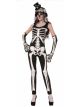 Forum Novelties Womens Skeleton Jumpsuit, Multi, X-Small/Small