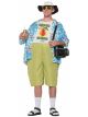 Forum Mens Tropical Tourist Costume, Multi/Color, One Size