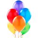 Birthdayexpress Party Supplies Assorted Color Latex Balloons (6)