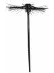 Black Halloween Costume Accessory 1800S Revolution Chimney Sweep Broom