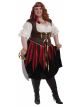 Forum Novelties Womens Pirate Lady Costume, Multi, 3X