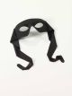 Forum Novelties Venetian Mardi Gras Burglar Halloween Half Eye Mask Black