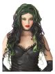 Witch Black Purple And Green Wig
