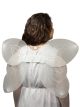 Forum Novelties Silver White Angel Wings