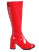 Ellie Shoes Womens Gogo-W Knee High Boot, Red, 7 M Us