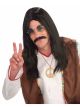 Forum Novelties Mens Hippie Dude Wig-Black Party Supplies, Standard