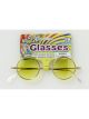 Yellow Tinted Hippie Glasses