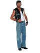 Forum Novelties Mens Goth Punk Rocker Costume Vest, Black, One Size