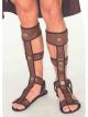 Forum Novelties Roman Gladiator Sandals, Brown, One Size