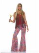 Womens Wild Swirl Bell Bottom Pants Std