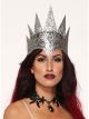 Forum Novelties Mens Dark Royalty Lace Queen Crown Party Supplies, Standard, Gray