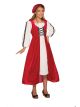 Forum Novelties Renaissance Faire Girl Childs Costume, Red, Small