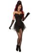 Forum Novelties Womens Dark Royalty-Corset, Black, Standard