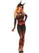 Forum Novelties Demons Devil Fire Corset, Red/Black, Standard
