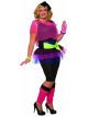 Forum Novelties 81223 80S Girl S, Multi, Plus, One Size