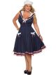 Womens Ahoy Lady Plus Size Costume Plus
