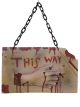 Forum Novelties This Way Sign, Red/Black