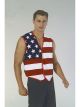 Rubies Mens Stars And Stripes Vest, Multi-Colored, One Size