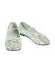 Rubies Girls Ballet Shoe Silver 11/12
