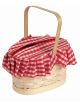 Gingham Basket Costume Prop