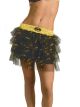 Secret Wishes Dc Comics Justice League Superhero Style Adult Skirt With Sequins Batgirl, Black, One Size