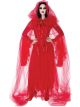 Rubies Womens Cursed Scarlet Cape, Red, One Size