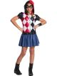 Rubies Dc Super Hero Girls Hoodie Dress Childrens Costume, Harley Quinn, Large