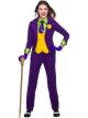 Charades Dc Comics Joker Womens Costume, As Shown, Small