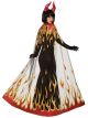 Forum Novelties Adult Devil Fire Costume Cape, As Shown, One Size