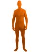 Forum Novelties Mens Disappearing Man Solid Color Stretch Body Suit Costume, Orange, Medium/Large