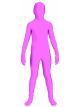 Forum Novelties Im Invisible Costume Stretch Body Suit, Pink, Child Medium