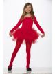 Forum Novelties Childs Fluffy Tutu, Red, One Size