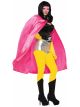Forum Hero Costume Cape Adult Costume,Pink, Standard