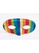 Forum Novelties Domino Mask, Rainbow