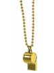 Forum Novelties 77880 Color Line Beads W/Whistle W, Gold, One Size