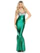 Forplay Womens Under The Sea Bra And Skirt, Green, Small/Medium