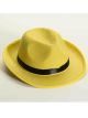 Forum Novelties Mens Deluxe Adult Novelty Fedora Hat, Yellow, One Size