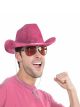 Forum Novelties Pink Cowboy Deluxe Hat