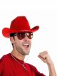 Forum Novelties 71477F Red Cowboy Deluxe Hat