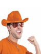 Forum Novelties Deluxe Orange Cowboy Hat Standard