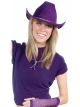 Forum Novelties Deluxe Purple Cowboy Hat One Size