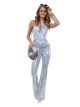 Starline Womens Disco Honey Costume, Silver 1, Large