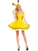 Party King Womens Catch Me Honey Costume, Yellow, Small