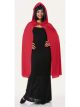 Rubies Costume Co Hooded Cape 3/4 Length Role Play Costume, Red, 45-Inch