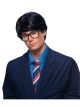 Rubies Characters Mens Short Hair Wig, Black, One Size