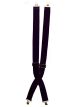 Rubies Adjustable Clip Suspenders, Black, One Size