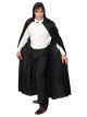 Rubies Full Length Hooded Cape Role Play Costume, Black, One Size