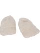 Rubies Plush Adult Bunny Shoes, White, One Size