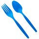 Forks & Spoons Blue (8 Each)