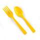 Forks & Spoons Yellow (8 Each)